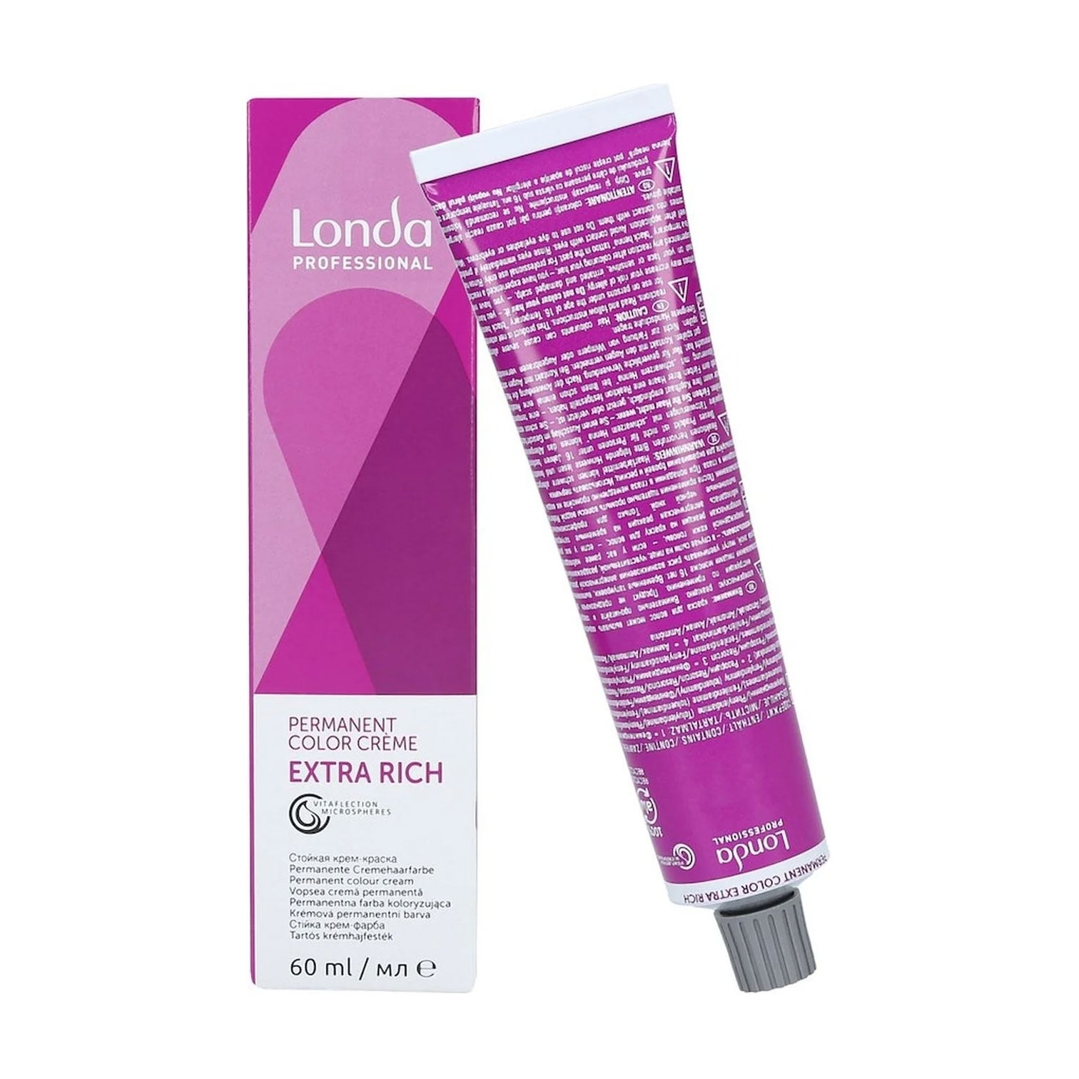 Стійка крем-фарба для волосся Londa Professional Londacolor Extra Rich Creme 12/89 Спеціальний блонд перловий сандре, 60 мл